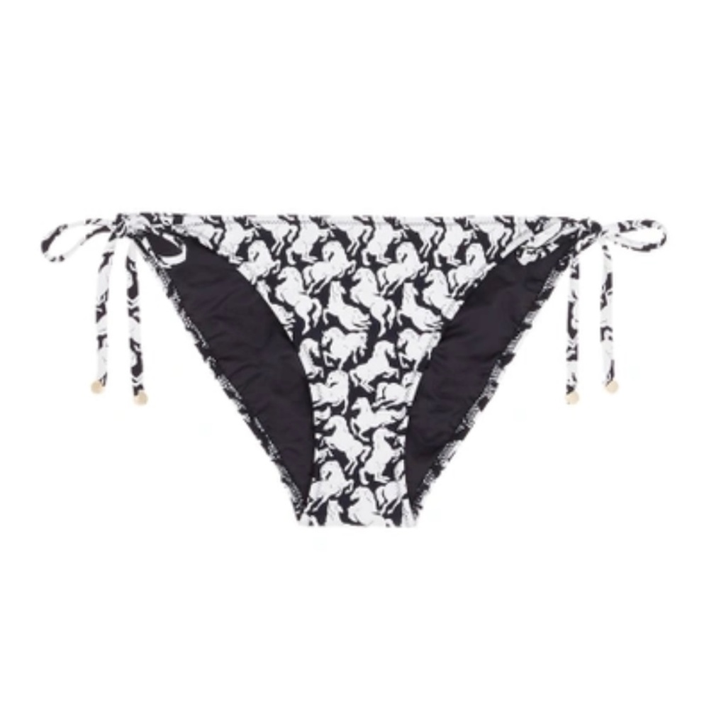 STELLA MCCARTNEY ICONIC PRINTS HORSE BIKINI BOTTOM. SIZE L.